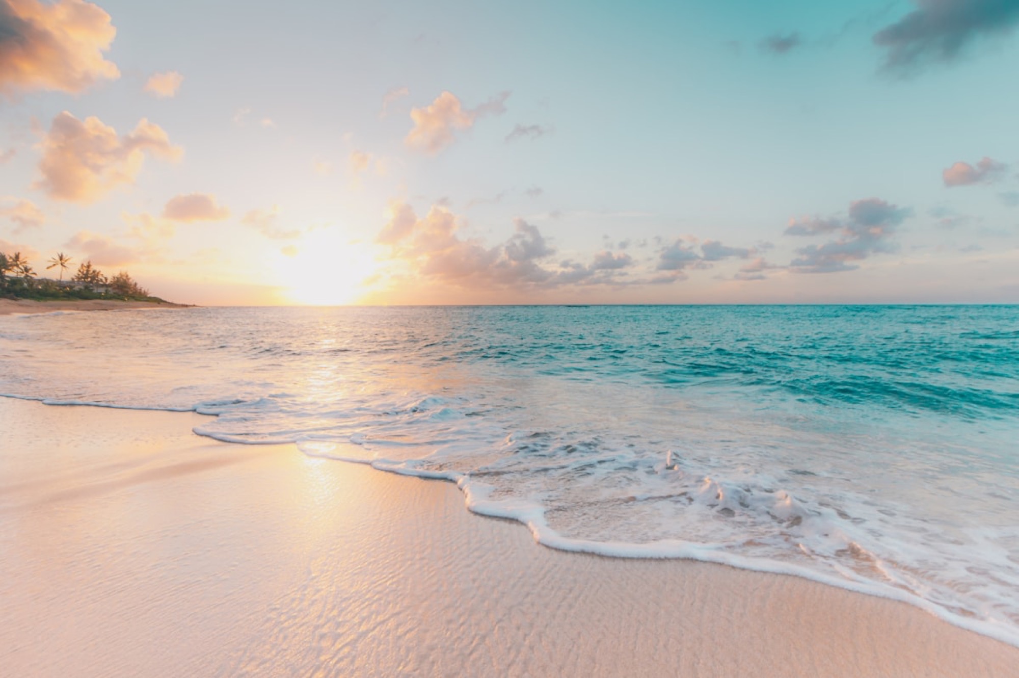 Paraíso de playa tropical